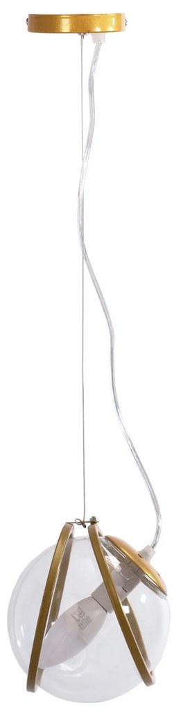 Lampada APP1089-1CP GOLD TRANSPARENT
