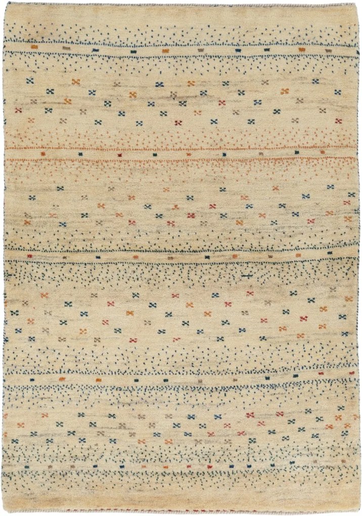 Gabbeh Tappeto 110 x 150 (Iran) Annodato A Mano