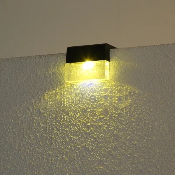 Immax 08501L - Set 2x LED RGB lampada solare da parete LED/1W/1,2V 3500K IP65
