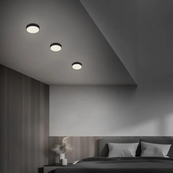 Briloner 7072-415 - Plafoniera LED STAR SKY LED/11W/230V diametro 15 cm nero