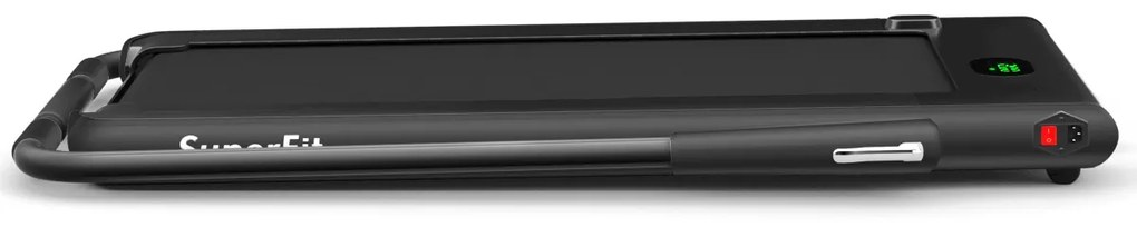 Costway Tapis roulant 2 in 1 sotto la scrivania, Tapis roulant elettrico 560W con schermo LED