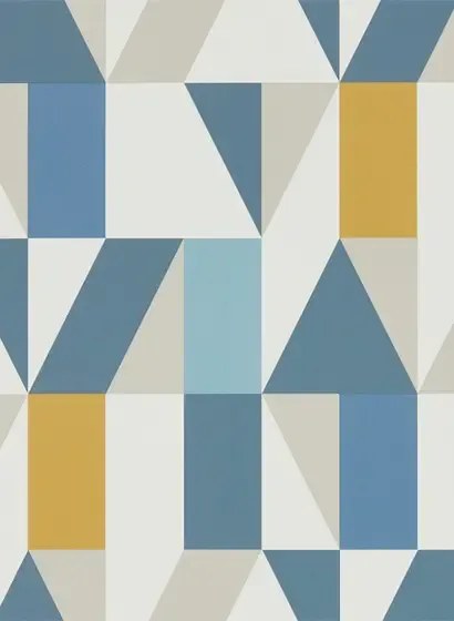 Tapete Nuevo von Scion - Indigo/ Slate/ Satsuma
