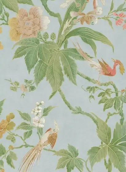 Little Greene Tapete Paradise - Blue