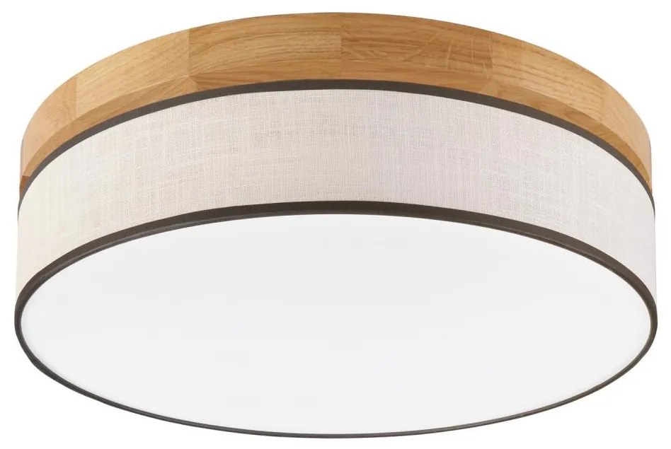 Brilagi - Plafoniera LED BELLADONNA LED/36W/230V Ø 40 cm crema/rovere
