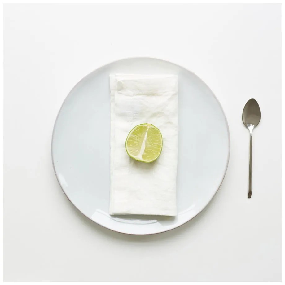Set di 2 tovaglioli in lino bianco White - Linen Tales