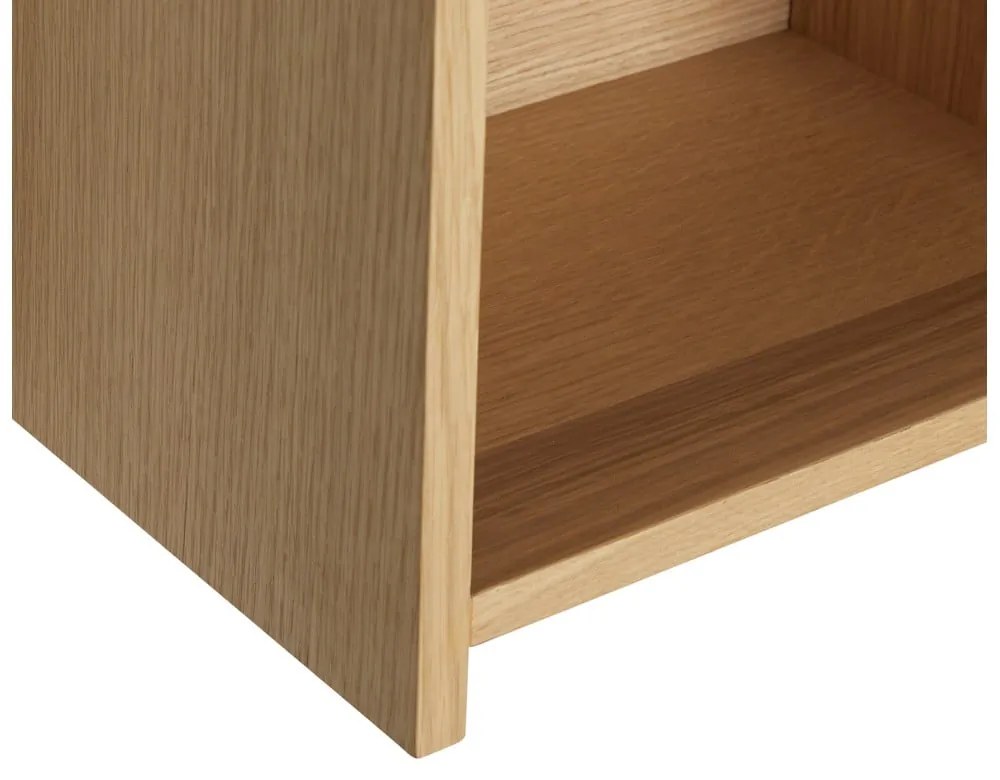 Scaffale da parete in rovere naturale 80 cm Focal - Hübsch