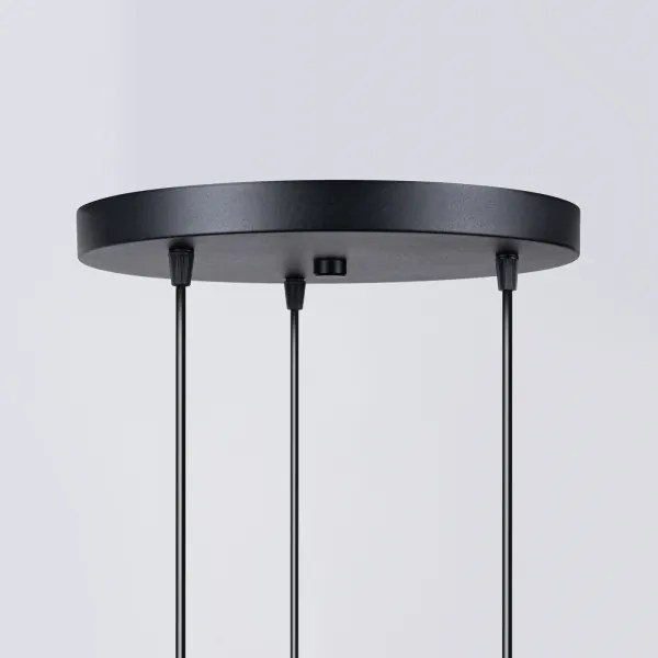 Sollux SL.1359 - Lampadario a sospensione con filo HYPERION 3xG9/8W/230V nero