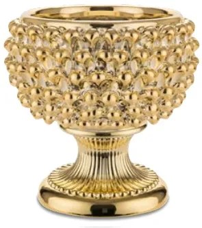 BONGELLI PREZIOSI vaso a forma di pigna siciliana d 25 cm oro