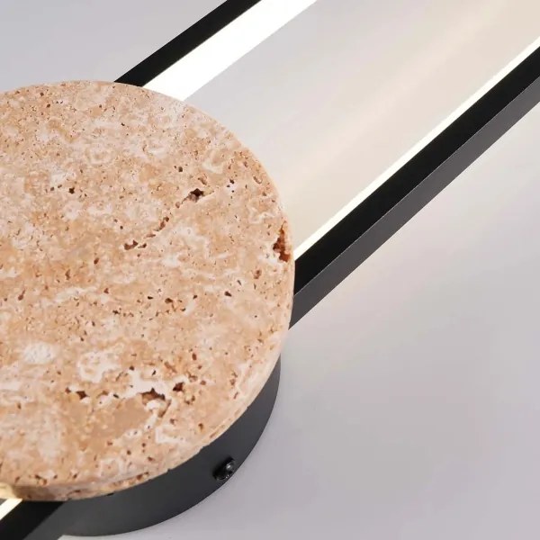 Lampada da parete LED FLORENTYNA LED/24W/230V 4000K nero/beige