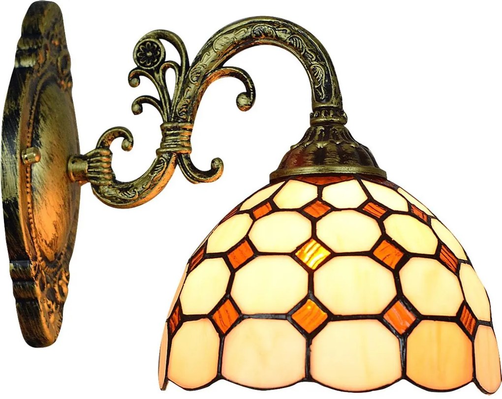 Brilagi - Lampada da parete in stile Tiffany DORAN 1xE27/40W/230V