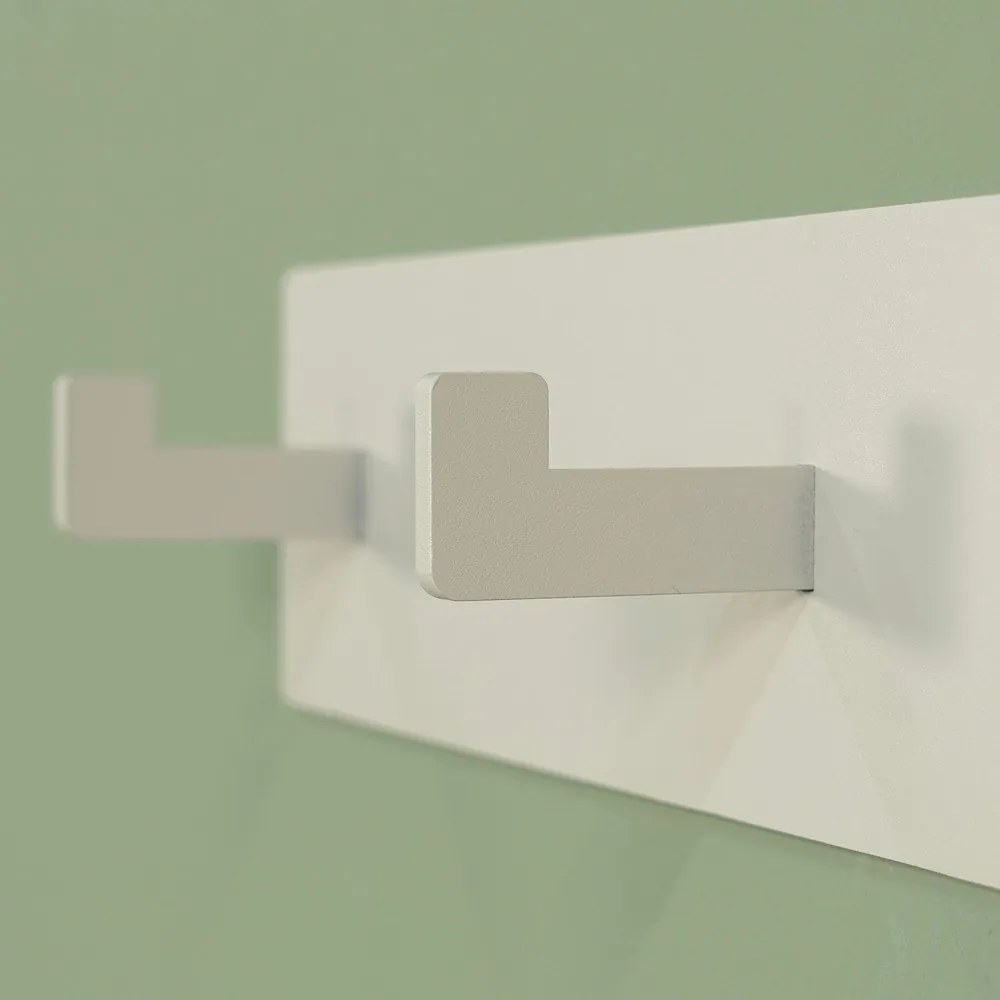 Attaccapanni da parete grigio tortora in metallo 50 cm Leatherman – Spinder Design