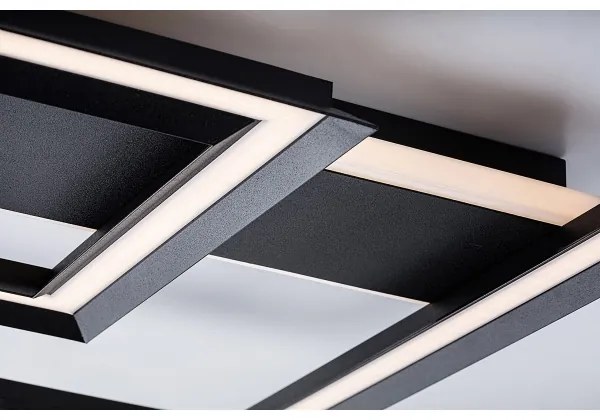Rabalux 71071 - Plafoniera LED SIDONA 48W/230V 3000K nera