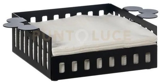 Portatovaglioli old piccolo nero