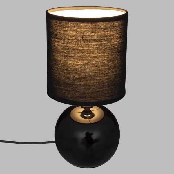 Atmosphera - Lampada da tavolo TIMÉO 1xE14/60W/230V nero lucido