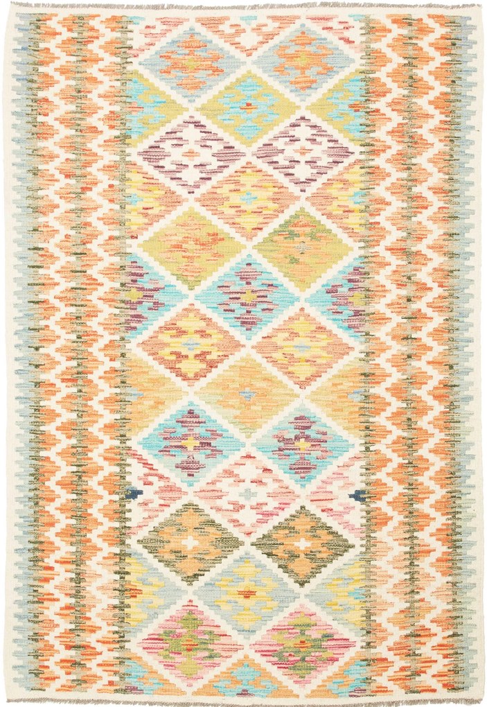 Kilim Tappeto 130 x 160 (Pakistan) Tessuto A Mano