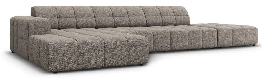 Divano angolare in grigio scuro (con penisola a sinistra) Chicago – Cosmopolitan Design