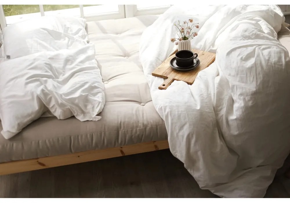 Divano letto arancione/marrone 204 cm Grab - Karup Design