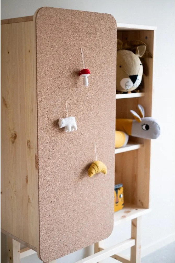 Libreria in legno di pino 70x142 cm Slide - Karup Design