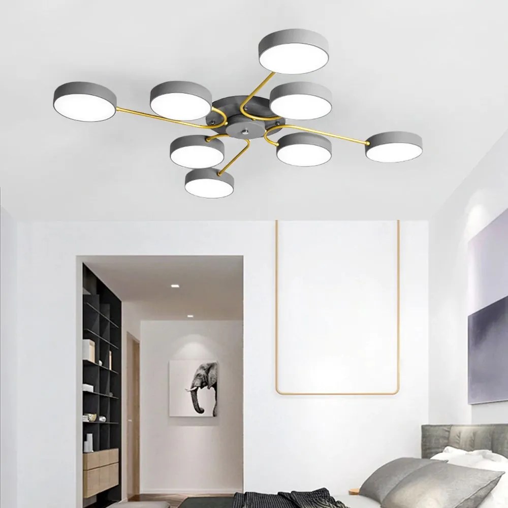 LAMPADA DA SOFFITTO  GREY APP532-8C