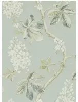 Tapete Chestnut Tree von Sanderson - Grey Blue/ Sage