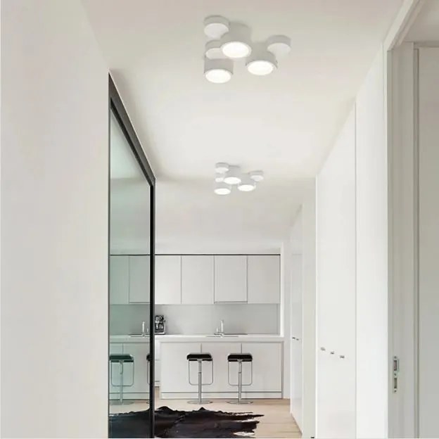 CHIO Soffitto 3 Luci Forma Tonda Sforzin Lampade in gesso