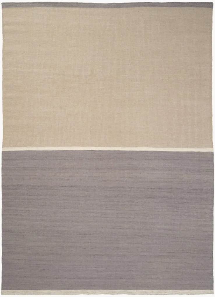 Tappeto in lana a pelo corto tessuto a mano Future Seeds