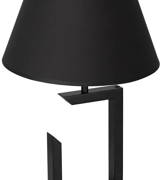 Lampada da tavolo 1xE27/60W/230V 45 cm nero/oro