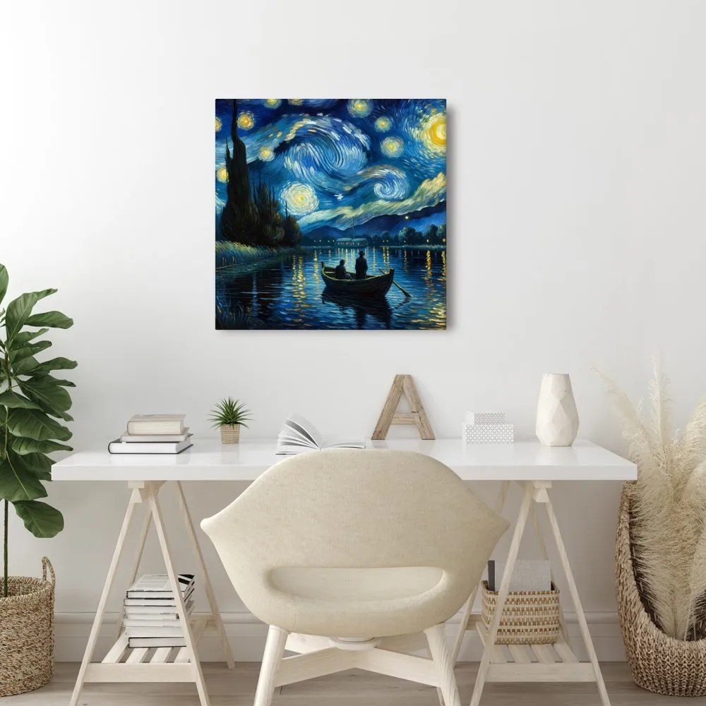 Quadro su tela – Notte magica sull’acqua