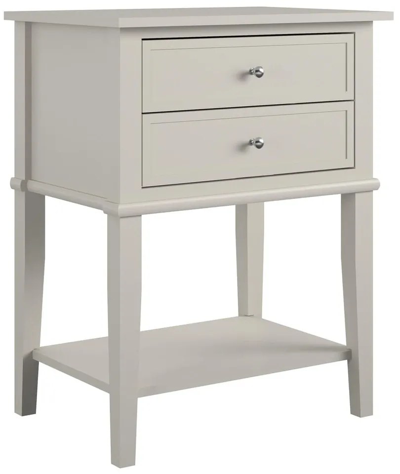 Comodino grigio chiaro Franklin - Støraa