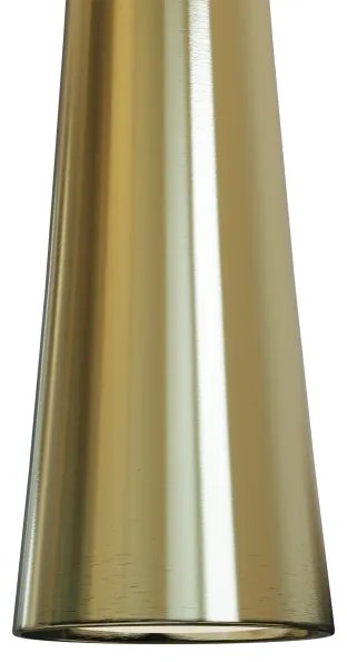 MAXLIGHT P0485 - Lampadario LED a sospensione con filo CAFFÈ LED/7W/230V diametro 3 cm oro