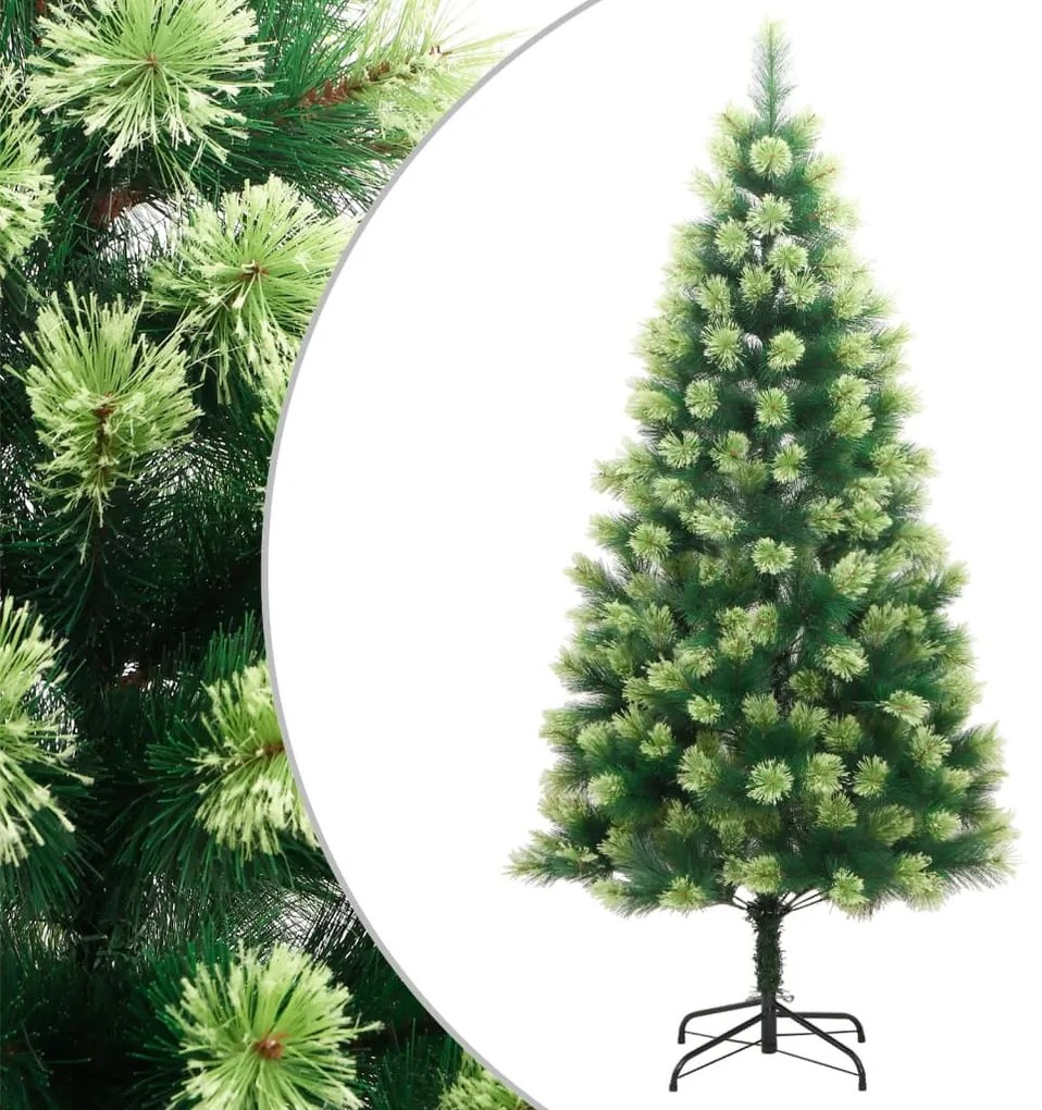 Albero Di Natale Artificiale Incernierato Con Base 180 Cm /