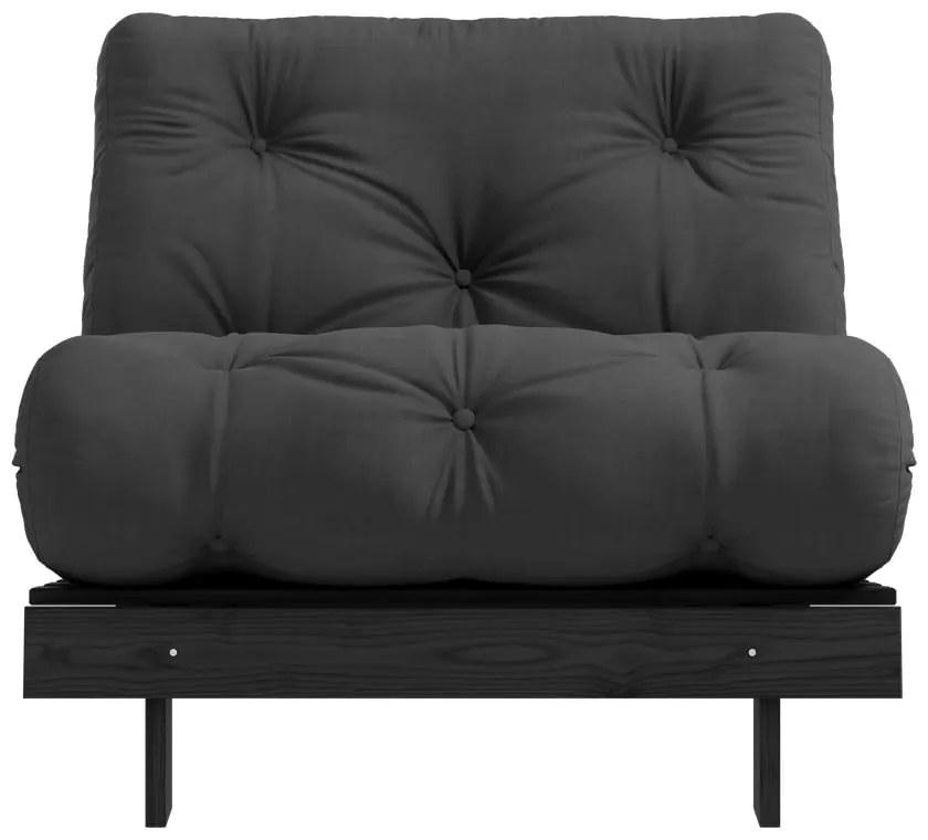 Poltrona grigio scuro Roots Black Night - Karup Design