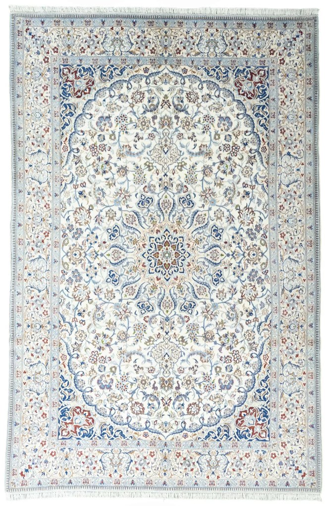 Nain Tappeto persiano 310 x 210 Beige (Iran) Annodato A Mano
