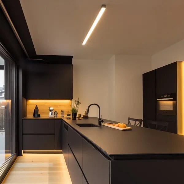 Brilagi- Plafoniera da soffitto a montaggio superficiale FULLDAY LED/30/40/50W/230V 2700/4000/6000K nero