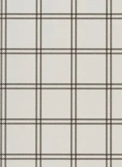 Ralph Lauren Carta da parati Shipley Windowpane - Chocolate