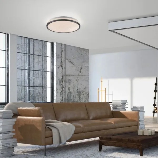 JUST LIGHT. 14293-18 - Plafoniera LED dimmerabile KYLE LED/10W/230V nero