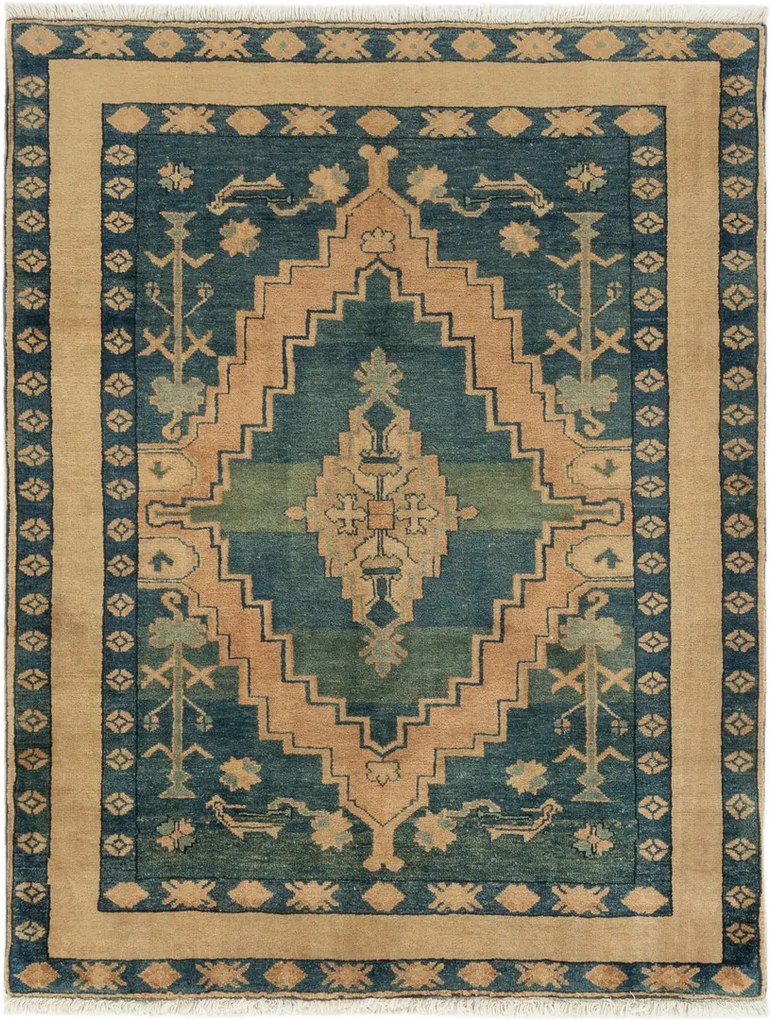 Turkmen Tappeto 200 x 140 (Tacchino) Annodato A Mano