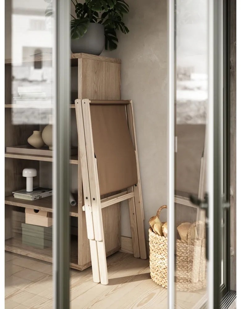 Sedia pieghevole Nero/Verde oliva Boogie - Karup Design