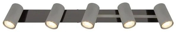 Globo 57911-5S - Faretto ROBBY 5xGU10/35W/230V grigio