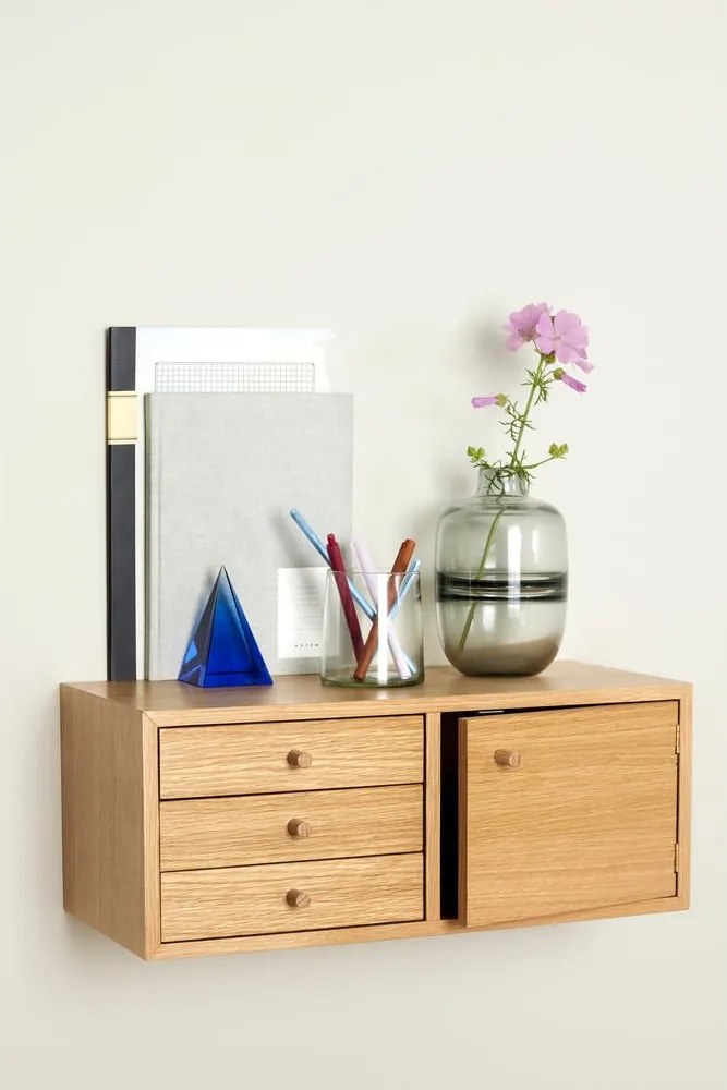 Mobile a sospensione in rovere naturale 50x20 cm Piccolo - Hübsch