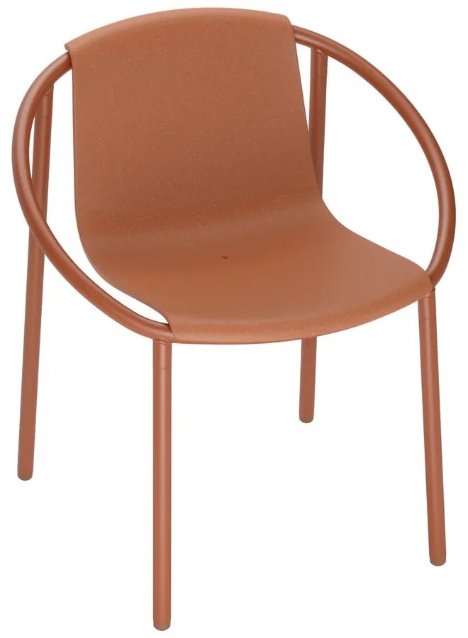 Sedie da pranzo color mattone Ringo - Umbra