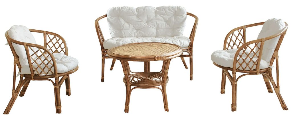 JERA - salotto da giardino in rattan