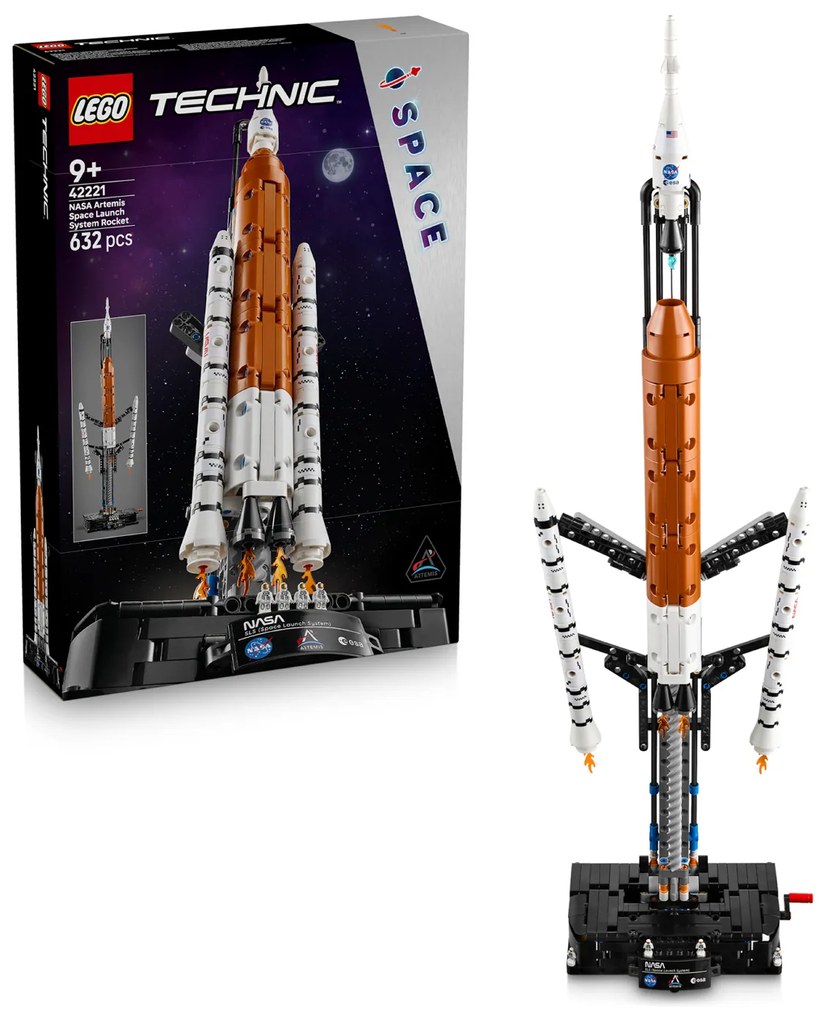 Sistema di lancio spaziale razzo Nasa Artemis Lego
