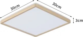 Brilagi - Plafoniera da bagno ULTRA SLIM LED/18W/230V 30x30 cm oro IP54