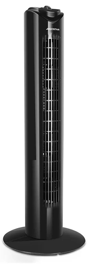 Aigostar - Ventilatore a torre 45W/230V nero