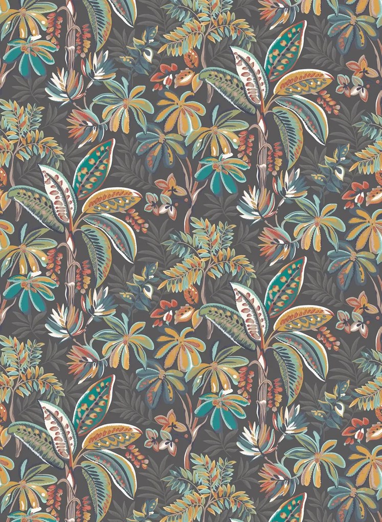 Osborne & Little Tapete Tivoli - Charcoal