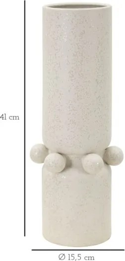 Vaso Ceramica Bubbles Cm Ø 15,5X41