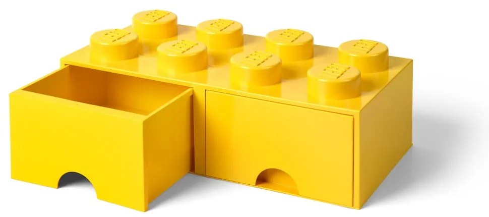 Contenitore giallo con due cassetti - LEGO®