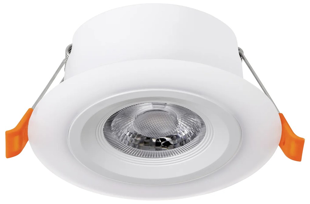 Faretto Ad Incasso Contemporaneo Calonge Policarbonato Bianco Led 4,8W