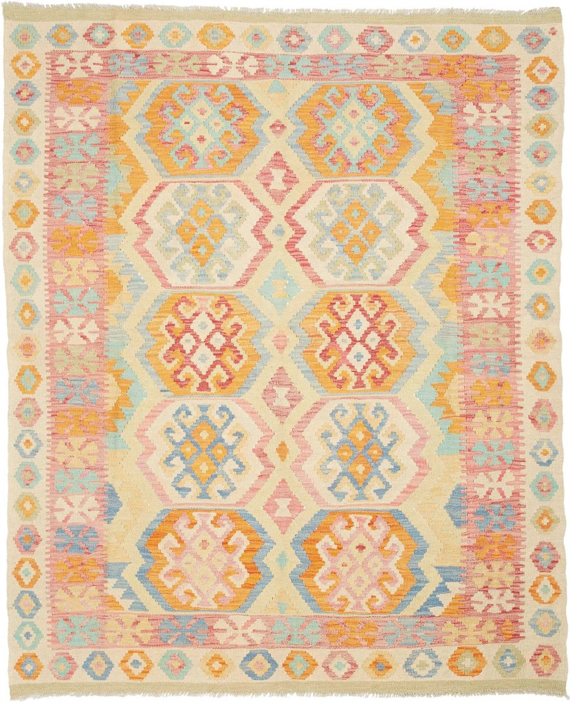 Kilim Tappeto 160 x 190 (Pakistan) Tessuto A Mano